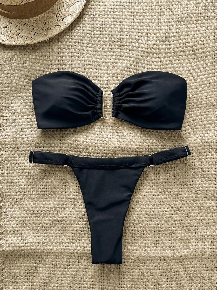 Biquíni Feminino Zafirabeach Amarelo Bandeau