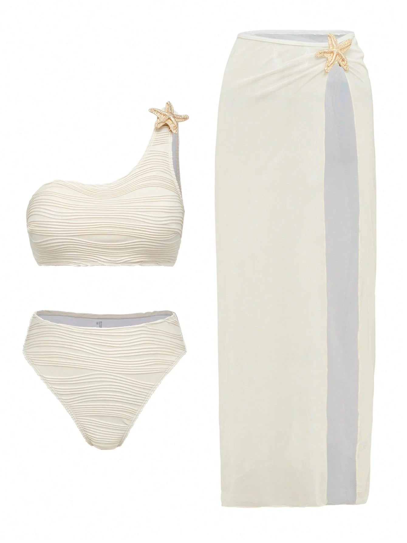 Conjunto 3 Peças Zafirabeach com Shorts e Saia